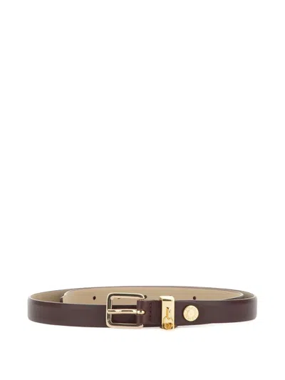 Gianni Chiarini Buckled Leather Belt In Brown