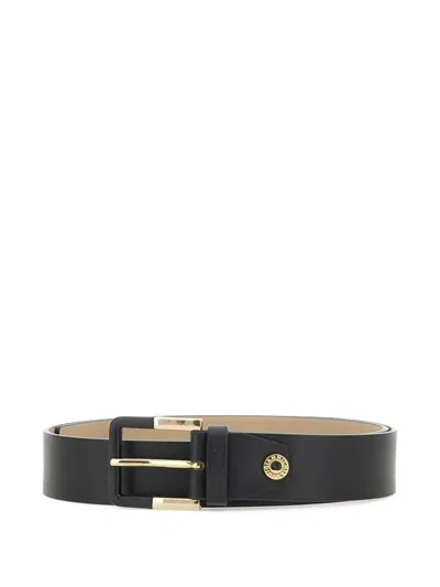Gianni Chiarini Buckled Leather Belt In Black