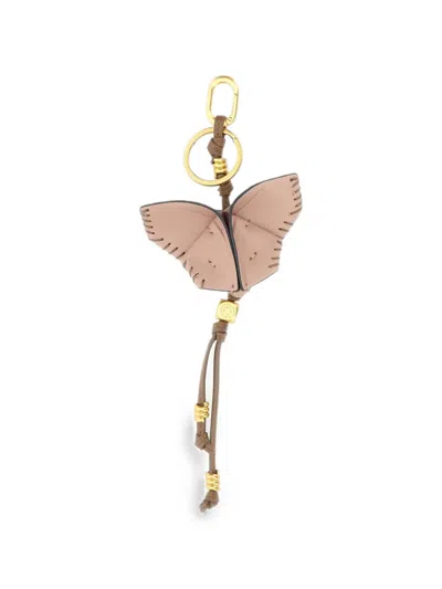 Gianni Chiarini Butterfly Origami-inspired Keyring In Gold