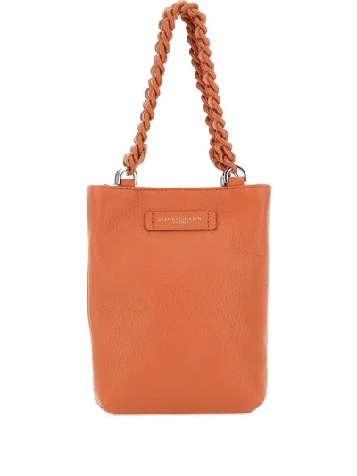 Gianni Chiarini Camilla Shoulder Bag In Orange