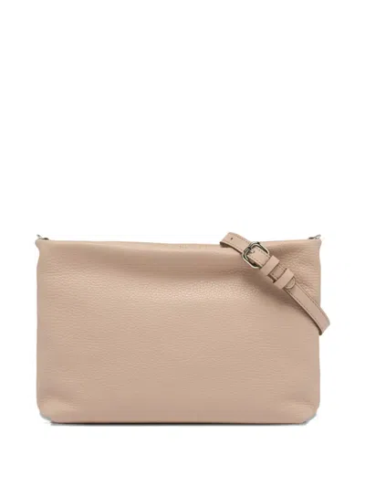 Gianni Chiarini Chain Strap Clutch Bag In Neutral