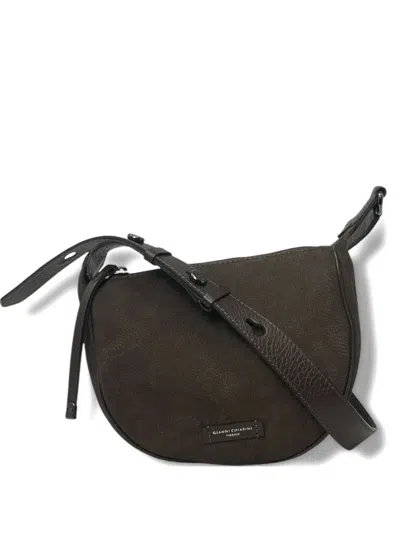 Gianni Chiarini Charlotte Textured Shoulder Bag In Brown