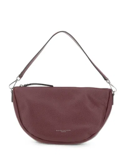 Gianni Chiarini Cleo Grained Leather Shoulder Bag In Red