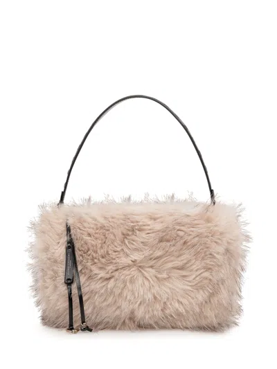 Gianni Chiarini Cleo Shoulder Bag In Alabaster