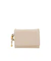 Gianni Chiarini Compact Zip Wallet In Neutral