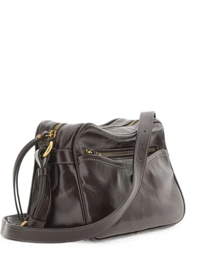 Gianni Chiarini Cora Leather Shoulder Bag In Brown