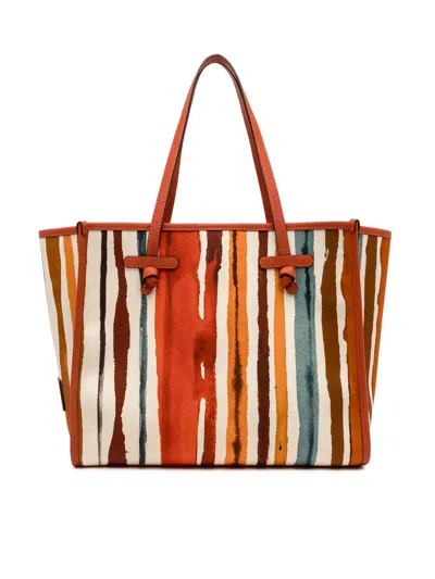 Gianni Chiarini Coral Marcella Shopping Bag In Corallo