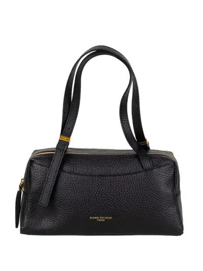 Gianni Chiarini Dea Zip Tote Bag In Yellow