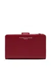 Gianni Chiarini Dollaro Flap-button Wallet In Red