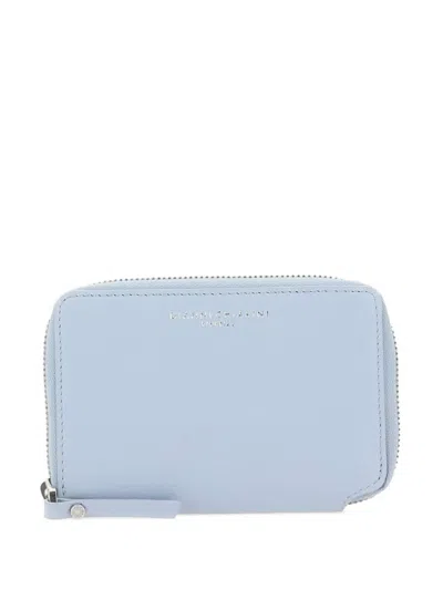 Gianni Chiarini Dollaro Leather Wallet In Blue