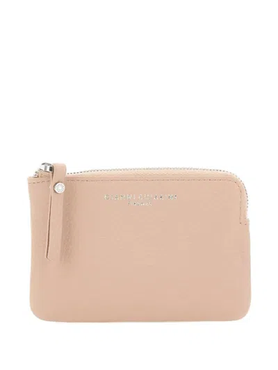 Gianni Chiarini Dollaro Logo-detail Wallet In Neutral