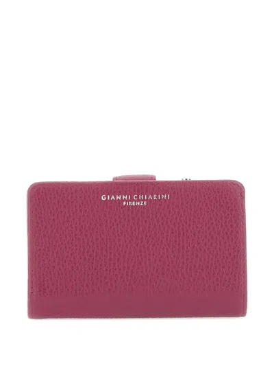 Gianni Chiarini Dollaro Logo Wallet In Purple