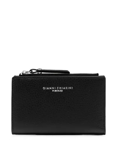 GIANNI CHIARINI DOLLARO PEBBLED-LEATHER WALLET