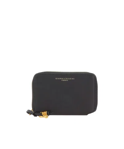 Gianni Chiarini Dollaro Zip-around Wallet In Black