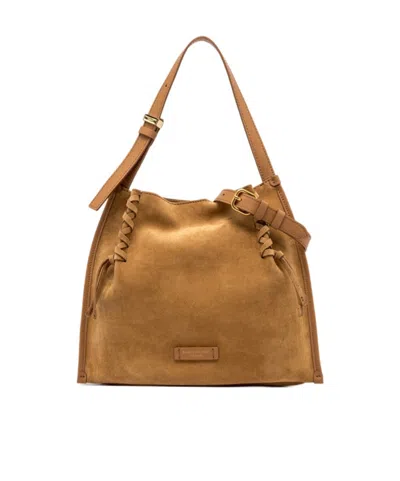 Gianni Chiarini Dory Shoulder Bag In Brown