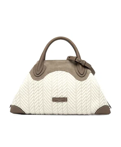 GIANNI CHIARINI DOUBLE HANDLE AND ONE SHOULDER BAG