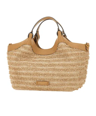 Gianni Chiarini Double-handle Handbag In Nude