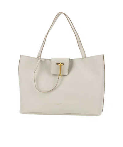 Gianni Chiarini Double Handle Tote Bag In Nude