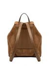 Gianni Chiarini Drawstring Rucksack Backpack In Brown