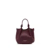 Gianni Chiarini Dua Leather Dark Red Bag In Burgundy