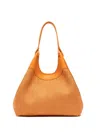 Gianni Chiarini Dua Bag In Orange Woven Straw
