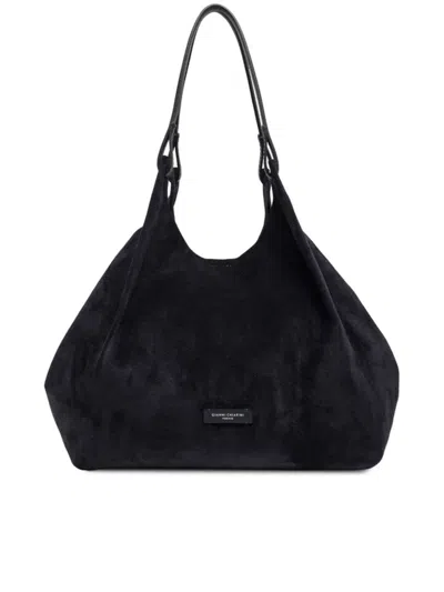 Gianni Chiarini Shoulder Bag With Matching Clutch In Black