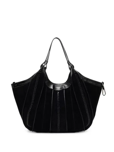 Gianni Chiarini Dua Braided-detail Shoulder Bag In Black
