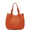 Gianni Chiarini Dua Top Handle Tote Bag In Coral Nature