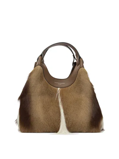 Gianni Chiarini "dua" Crossbody Bag In Brown
