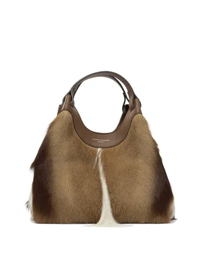 Gianni Chiarini "dua" Crossbody Bag In Brown