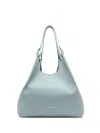 Gianni Chiarini Dua Double Handle Bag In Double Light Blue Leather