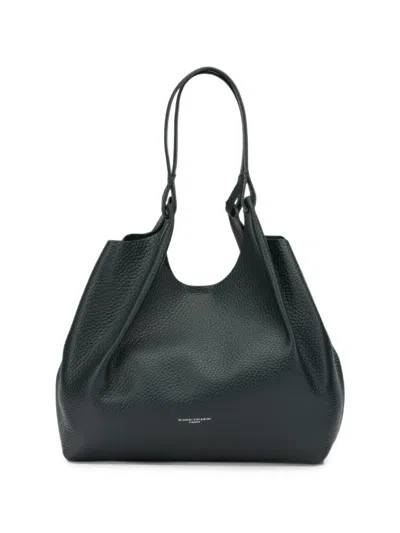 Gianni Chiarini Dua Grained Leather Shoulder Bag In Green