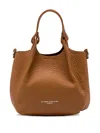 Gianni Chiarini Dua Grained-leather Tote Bag In Brown