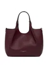Gianni Chiarini Dua Knotted-handle Leather Handbag In Red