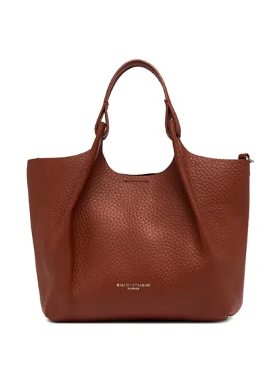 Gianni Chiarini Dua Knotted-handle Leather Tote Bag