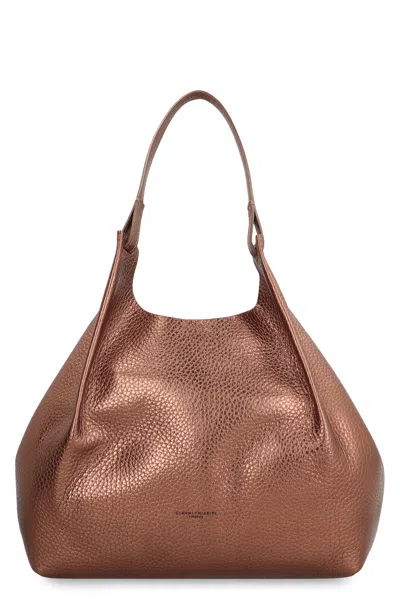 Gianni Chiarini Dua Leather Bag In Brown