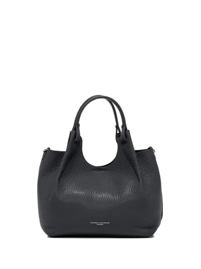 Gianni Chiarini Dua Leather Black Bag