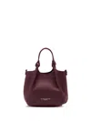 Gianni Chiarini Dua Leather Dark Red Bag In Burgundy