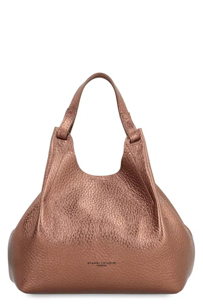 Gianni Chiarini Dua Leather Handbag In Brown