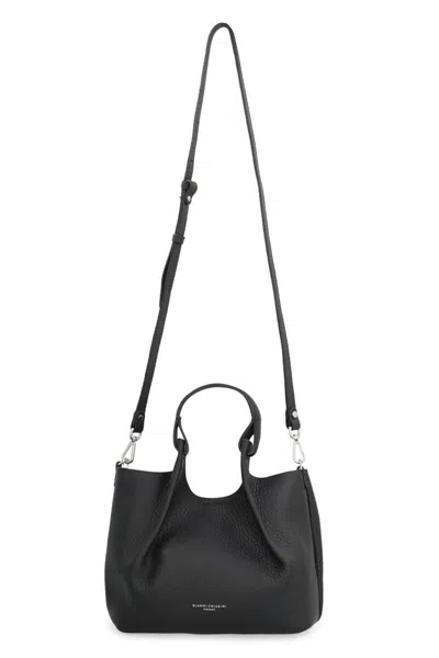 Gianni Chiarini Dua Leather Handbag In Black