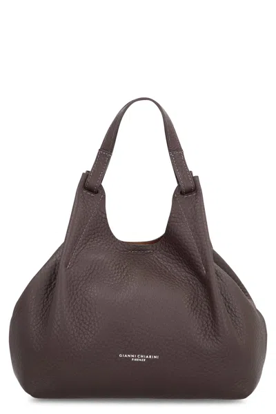 GIANNI CHIARINI DUA LEATHER HANDBAG