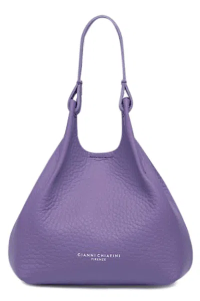 Gianni Chiarini Dua Leather Handbag In Purple
