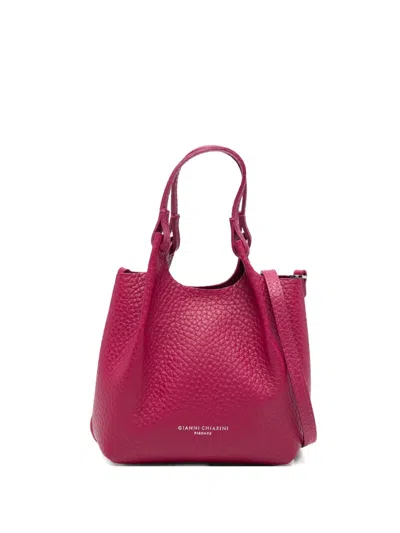 Gianni Chiarini Dua Leather Mini Bag In White