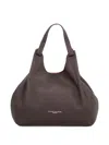 Gianni Chiarini Dua Leather Tote Bag In Brown