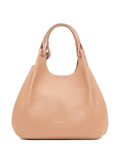 Gianni Chiarini 두아 그레인 레더 토트 백 In Neutral