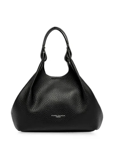 Gianni Chiarini Dua Leather Tote Bag In Black