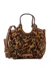 Gianni Chiarini Dua Leopard-print Tote Bag In Animal Print