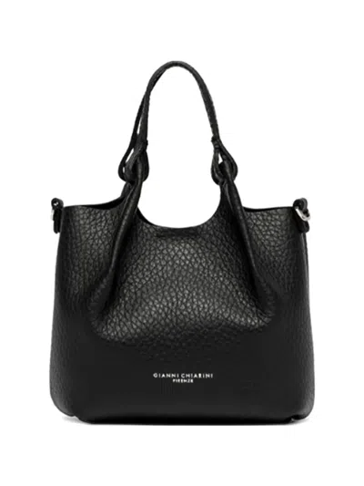 Gianni Chiarini Dua Logo Tote Bag In Black