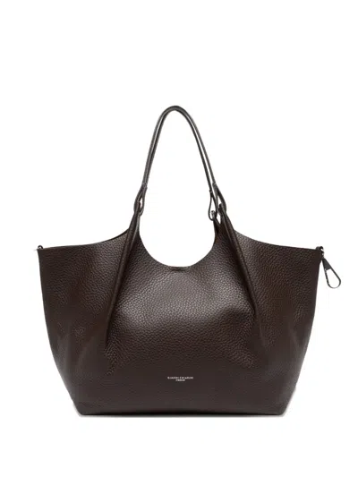 Gianni Chiarini Dua Maxi-grain Leather Shoulder Bag