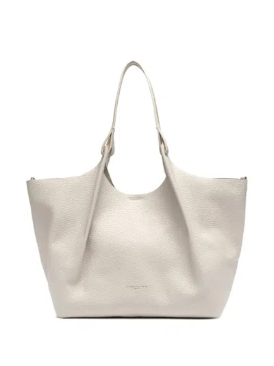 Gianni Chiarini Dua Pebbled Tote Bag In Red